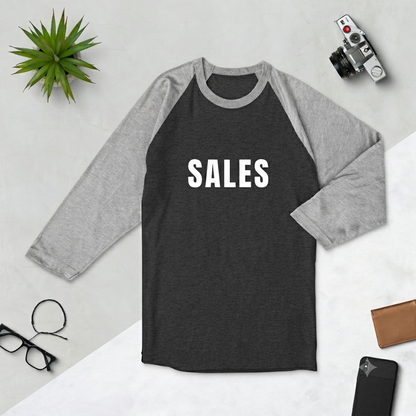 SALES Unisex 3/4 Sleeve Raglan Shirt